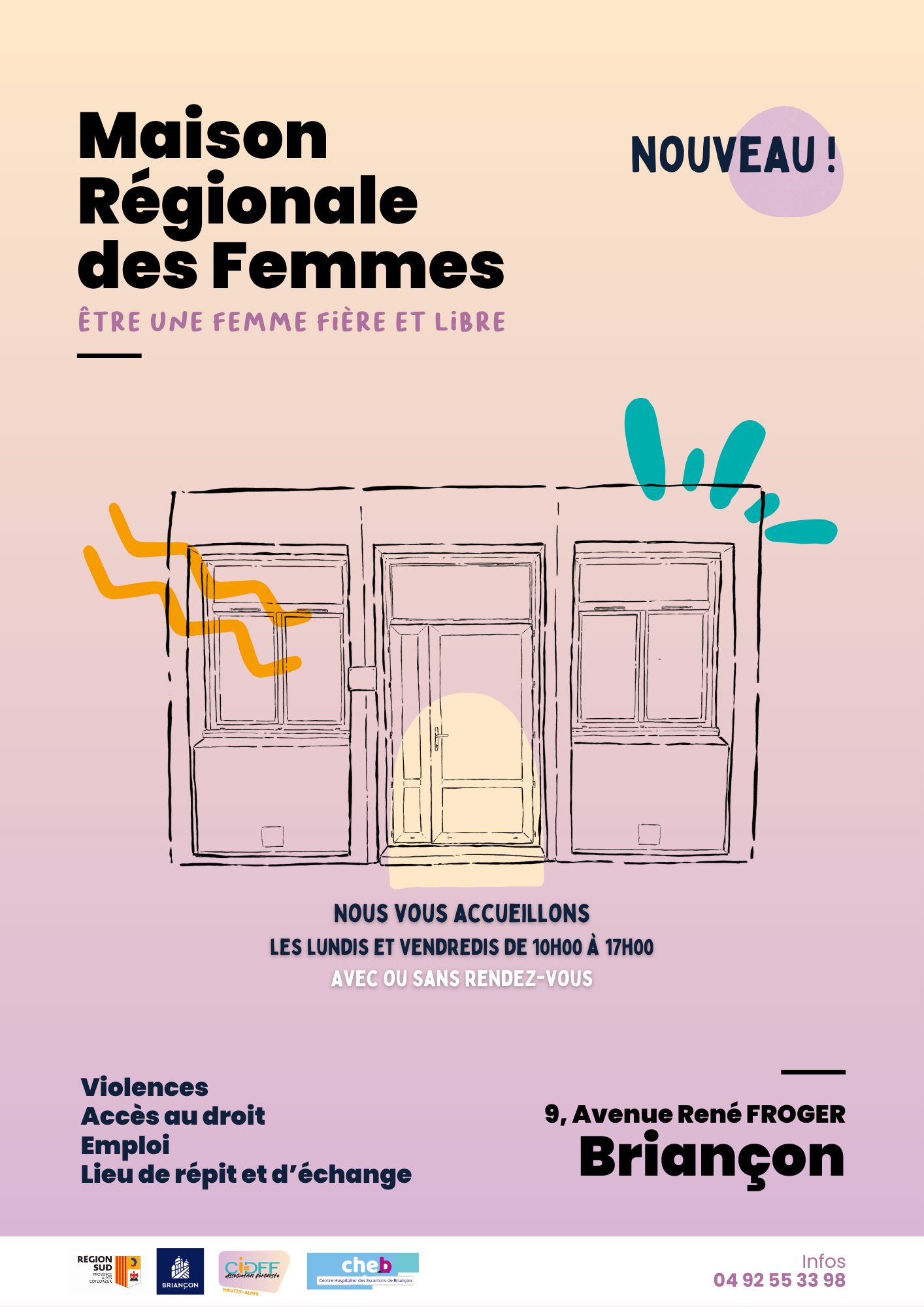 Affiche MDF Briançon version bis
